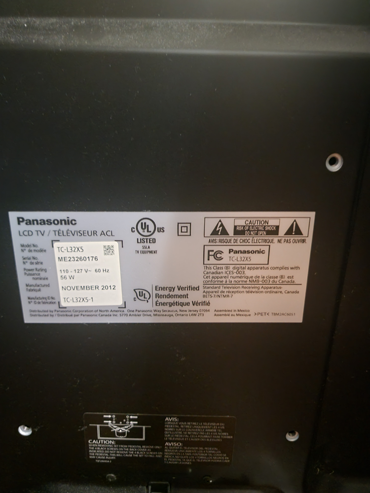 Panasonic TC-L32X5 32" 1080p LED LCD Television - photo 3