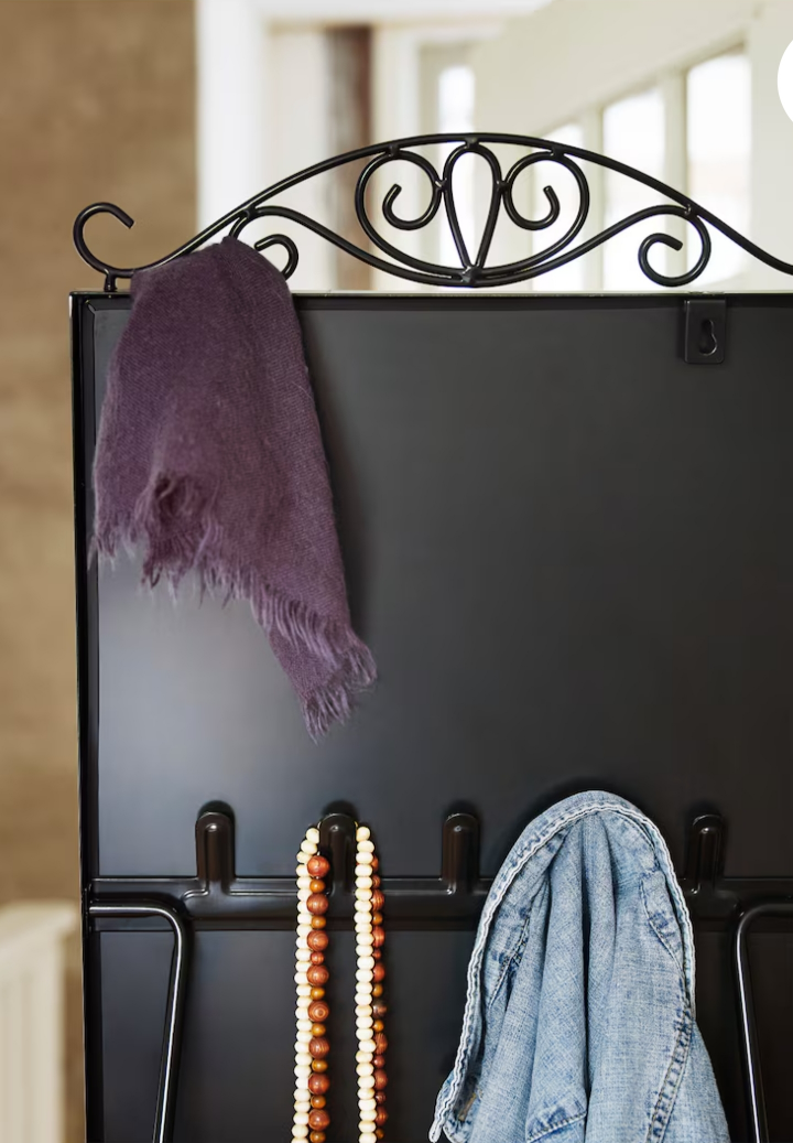 KARMSUND Floor mirror, black, 15 3/4x65 3/4 " - photo 3