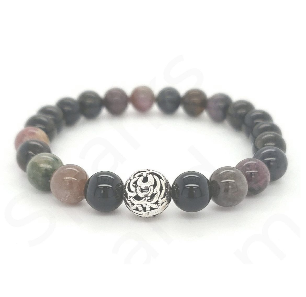 Natural Multi Tourmaline Bracelet for Men and Women