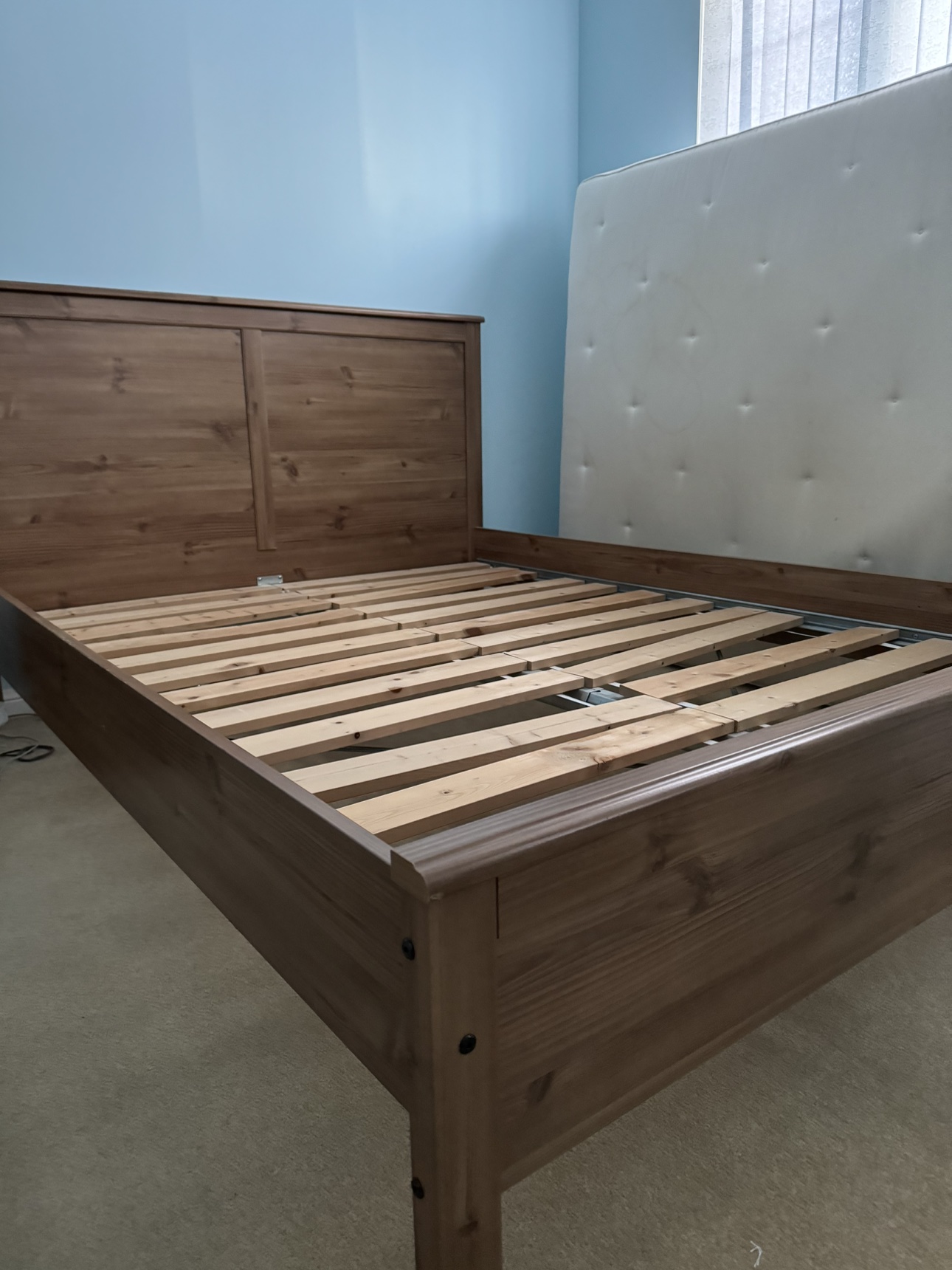 IKEA Bed and nightstand - photo 2