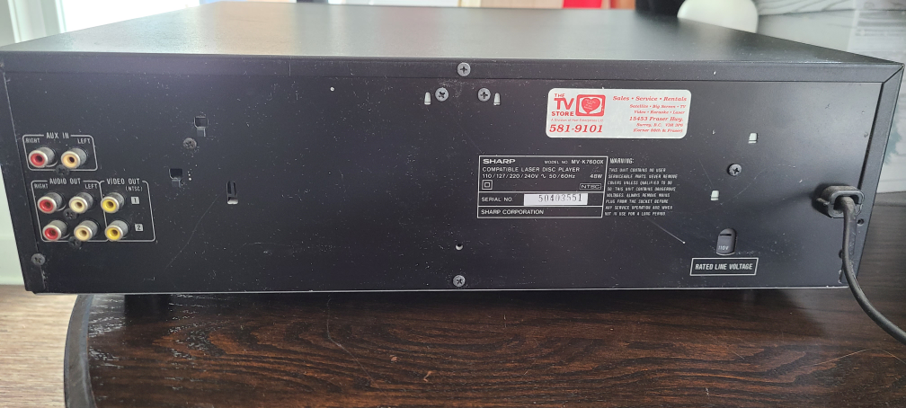 Sharp CD / Laserdisc Player - photo 2