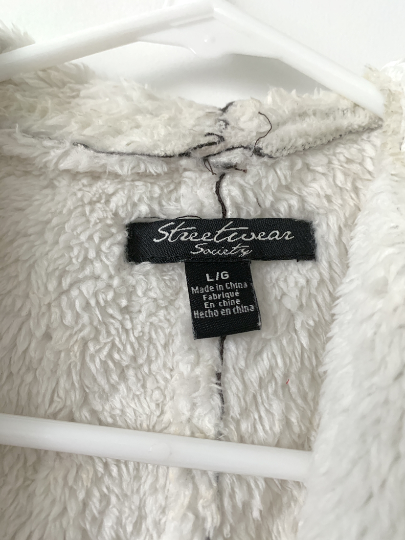 ‼️CLOSET DECLUTTER‼️ streetwear society faux leather brown vest image indicator(2)