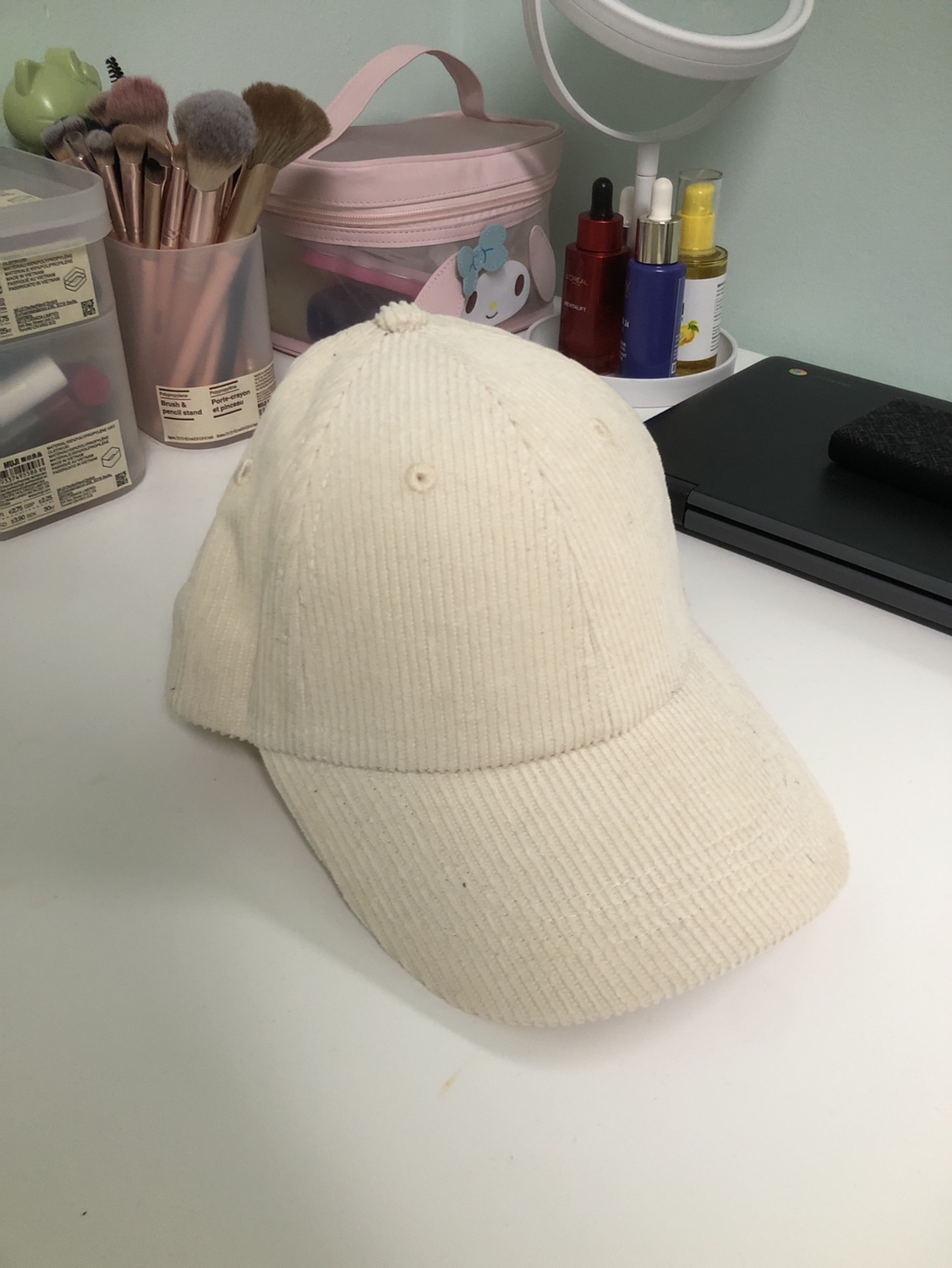 h&m ribbed baseball cap image indicator(2)
