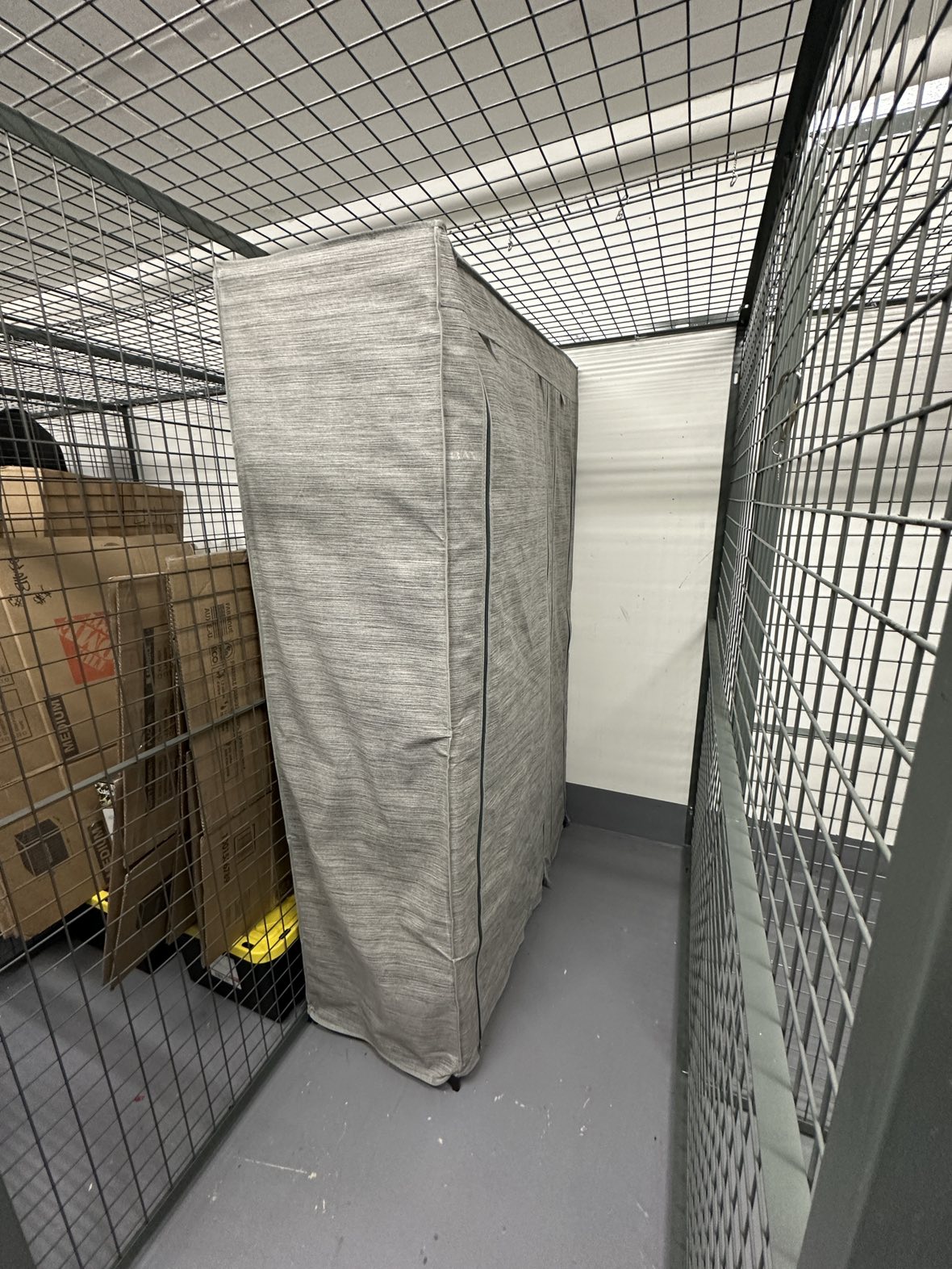 Fabric closet