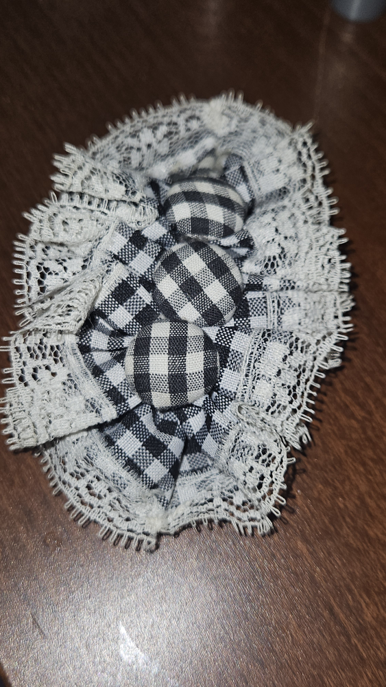 Cute Plaid Hair Clip 🥕 image indicator(2)