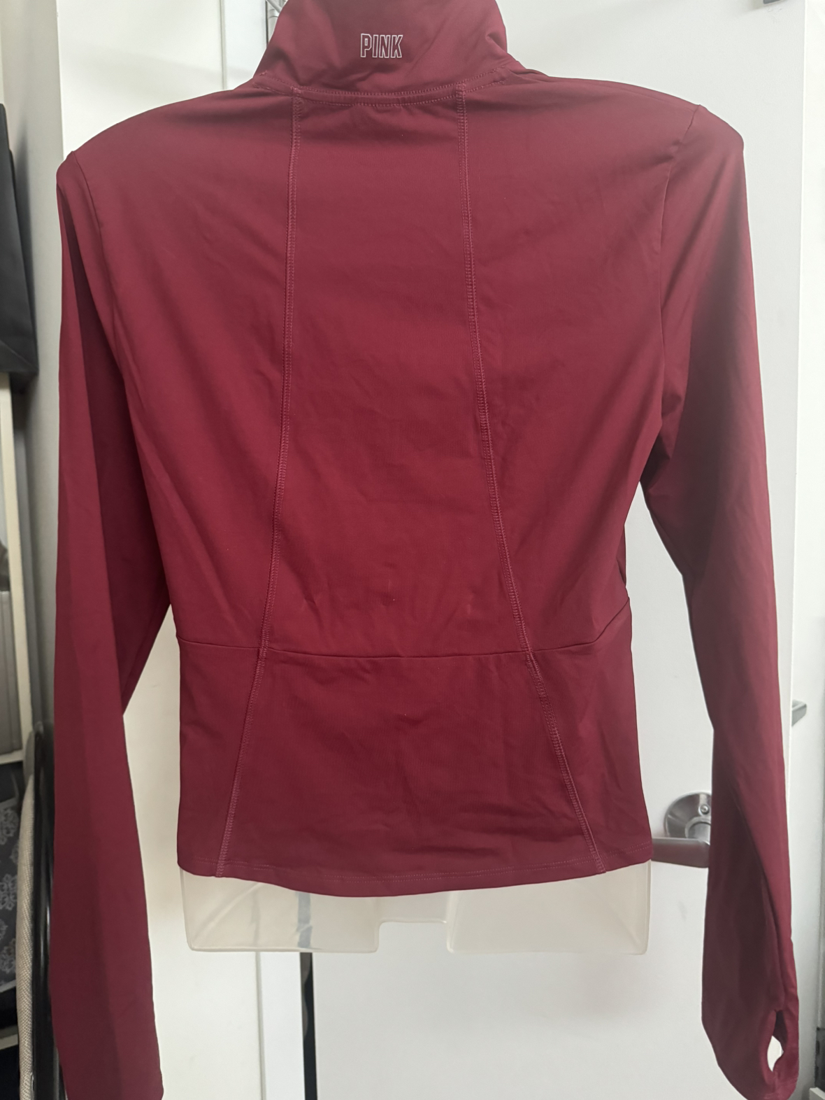 PINK (L) activewear half zip image indicator(2)