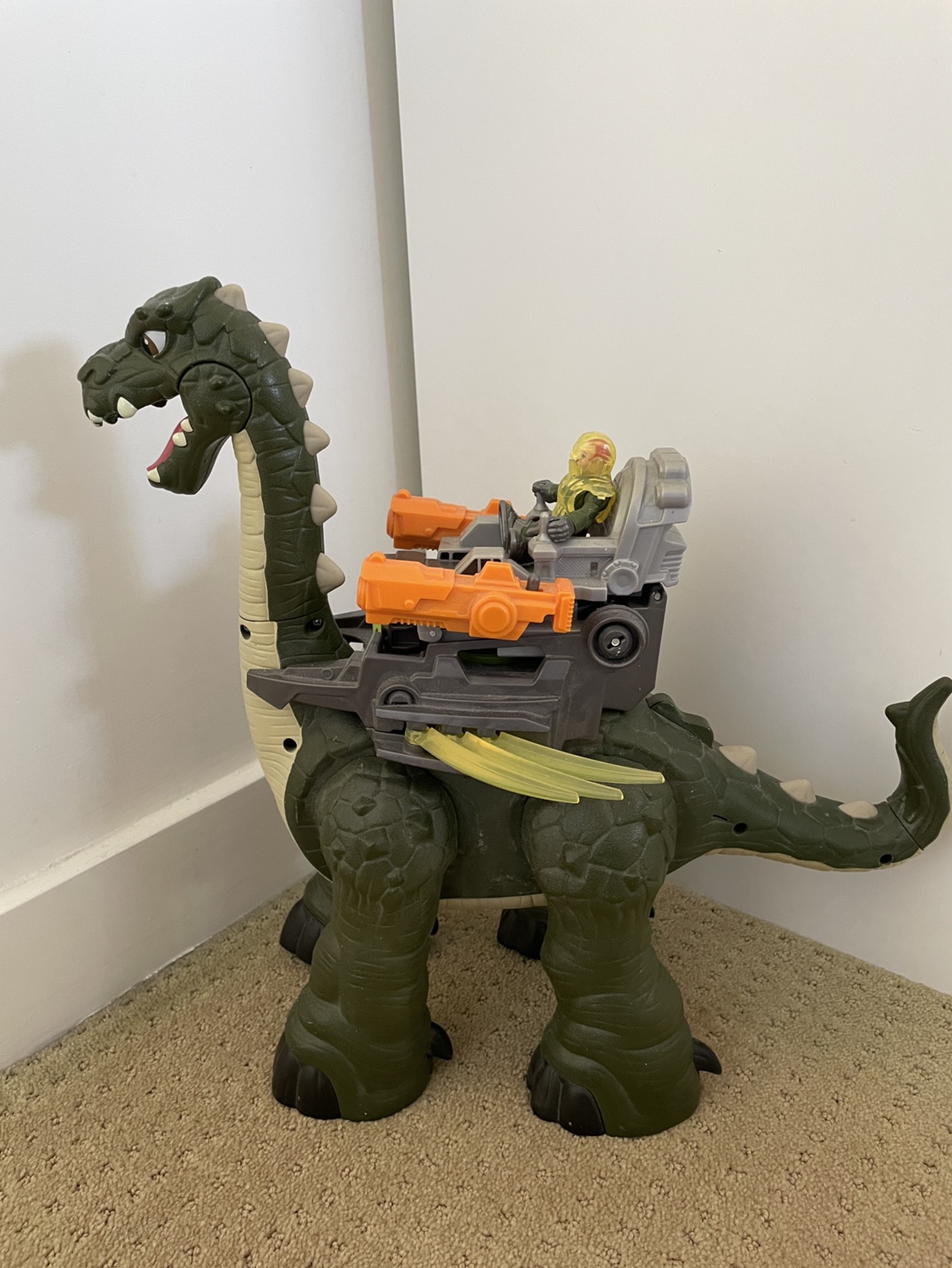 Walking dinosaur 🦖with an action man thumbnail