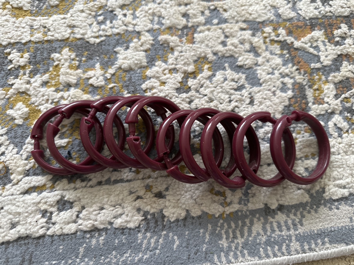 Shower curtain rings 🥕 thumbnail