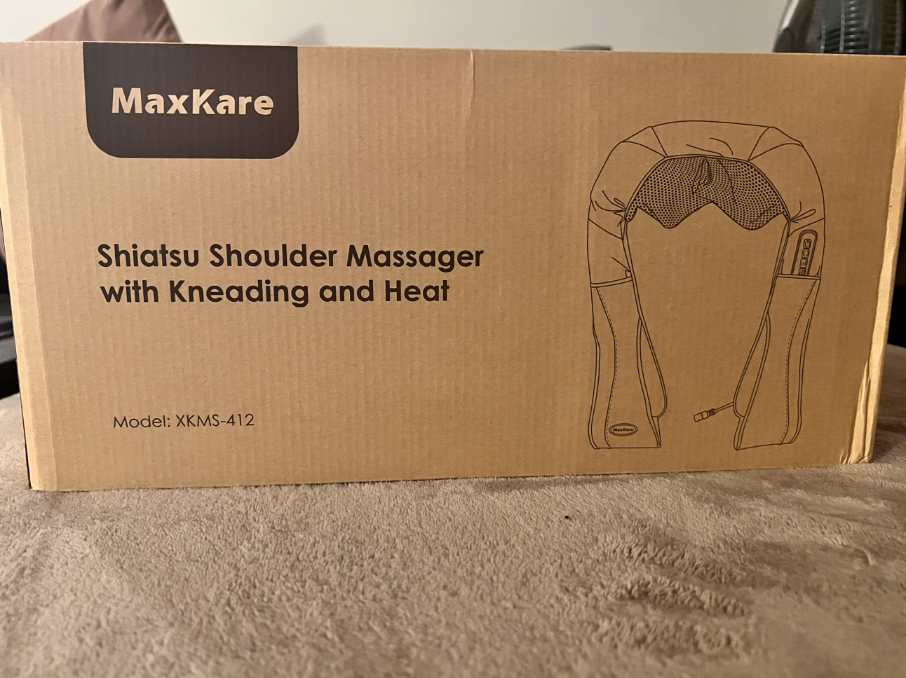 Shiatsu Shoulder Massager with Kneading and Heat thumbnail