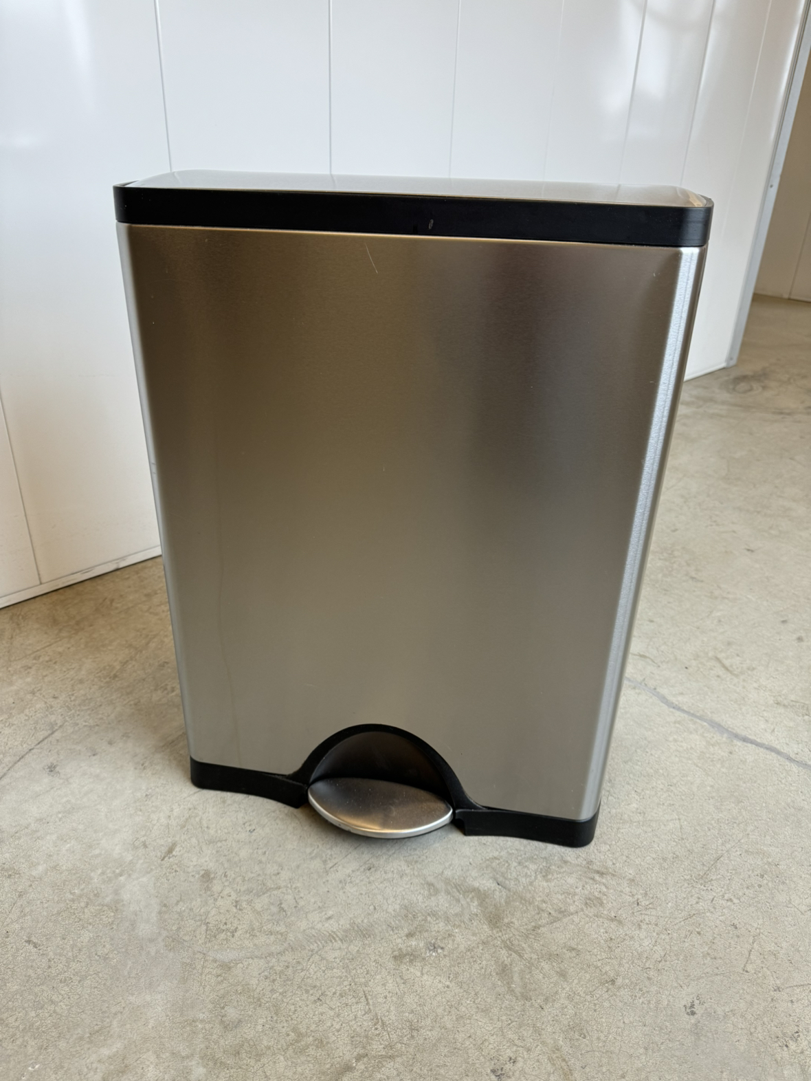 SimpleHuman Stainless Steel Dual Compartment Recycler