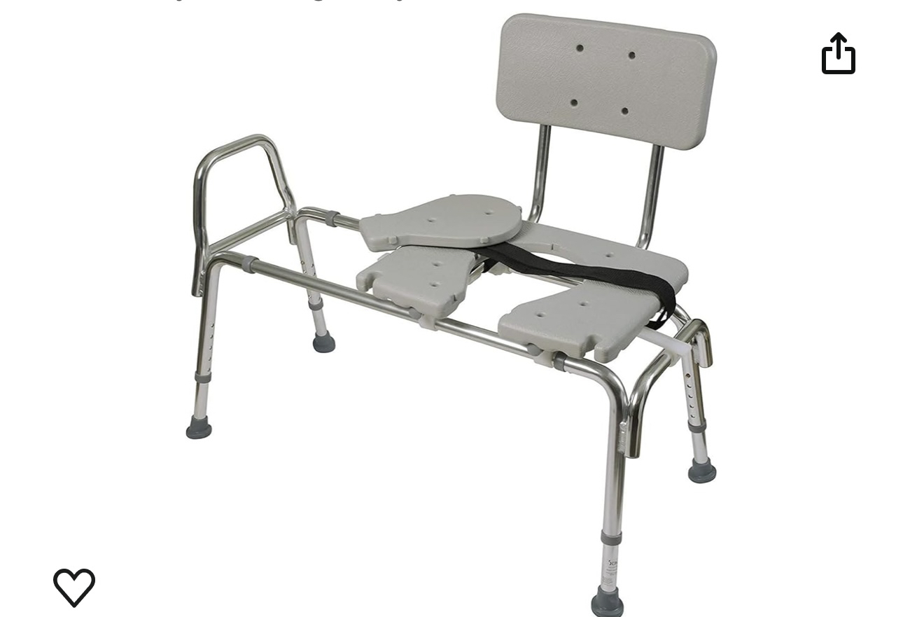 DMIHeavy-duty Sliding Transfer Bench Shower - photo 2