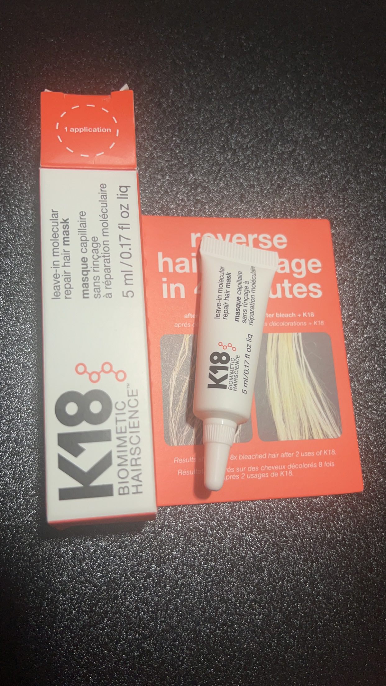 K18 Hair Mask Trial Pack Karrot