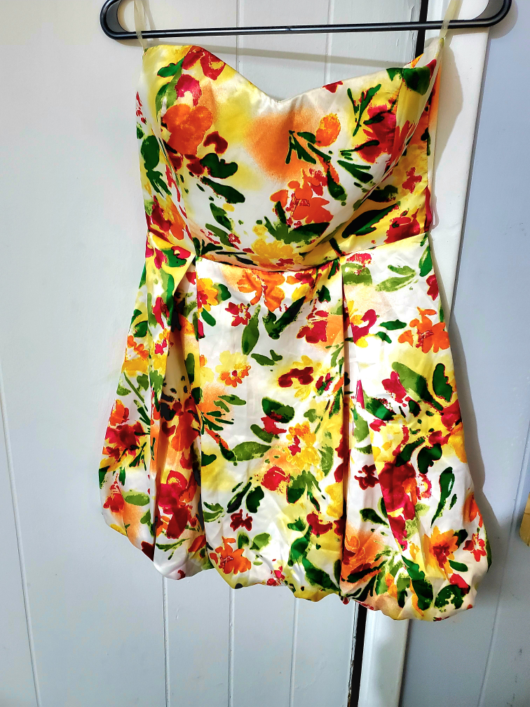 Strapless Satin Dress thumbnail
