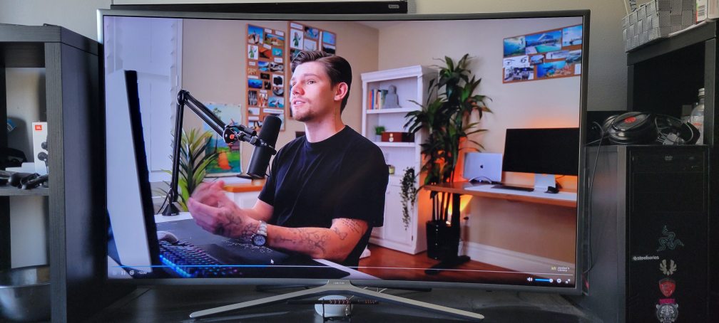 55" SAMSUNG Curved HD TV
