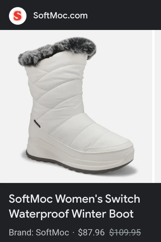 BNIB SOFTMOC WOMENS SWITCH SIZE 9 WATERPROOF