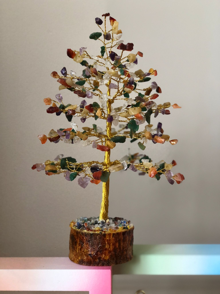 Multicoloured Gemstone Christmas Tree (Bonsai) - photo 2