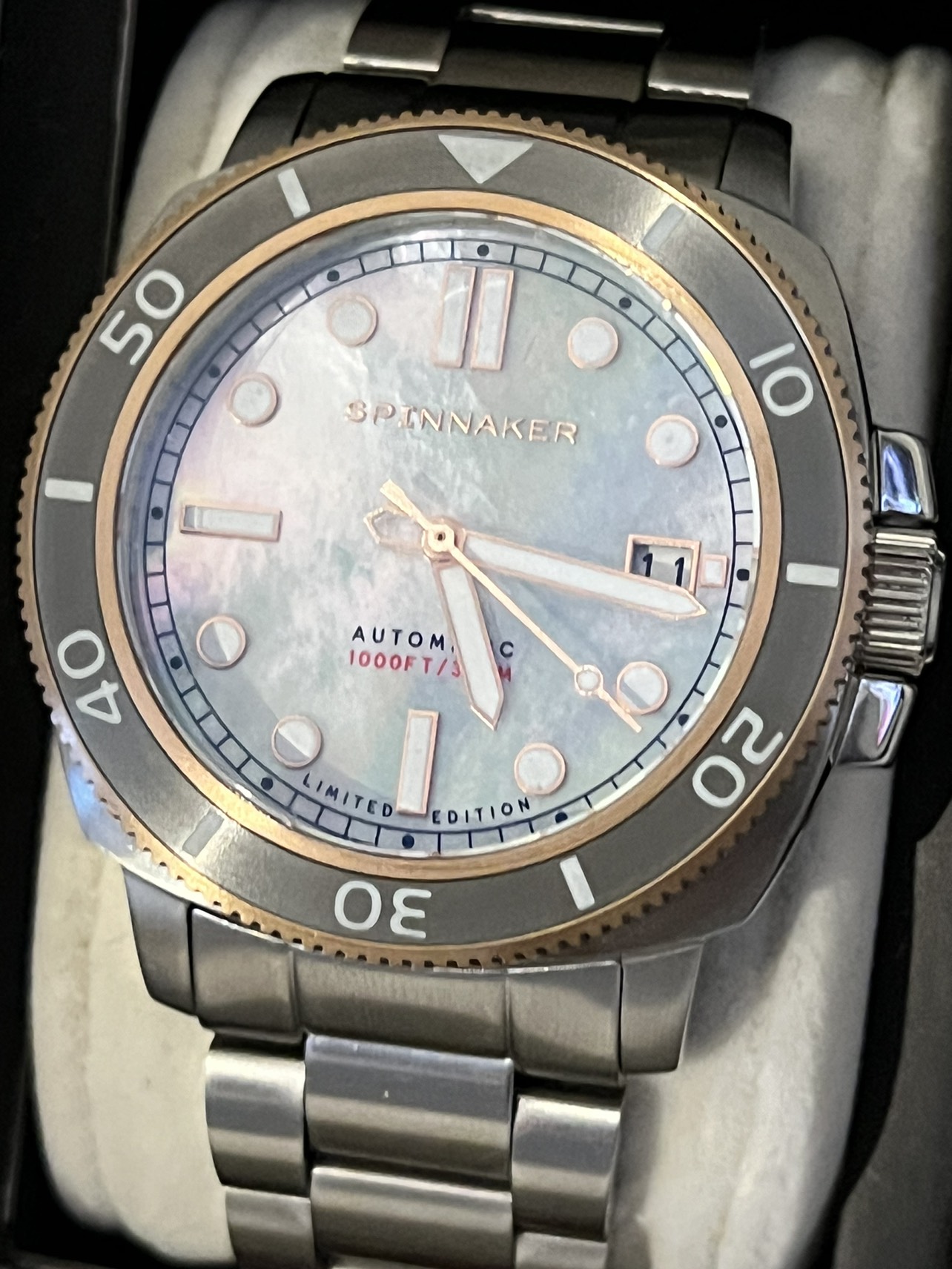 SPINNAKER HULL PEARL DIVER AUTOMATIC LIMITED EDITION MENS WATCH image indicator(2)