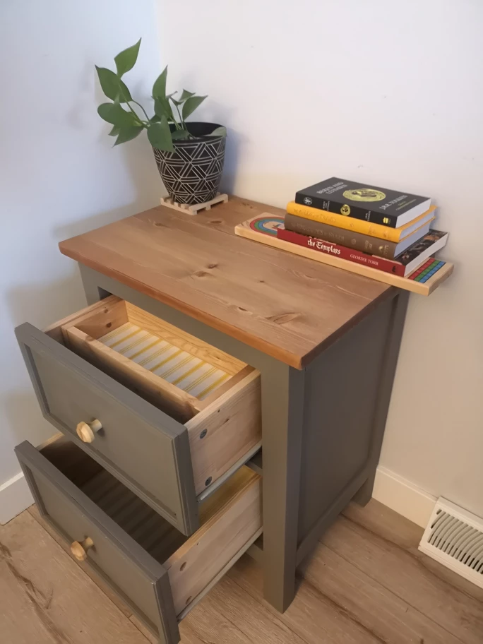 Refinished Nightstand/Side Table - photo 4