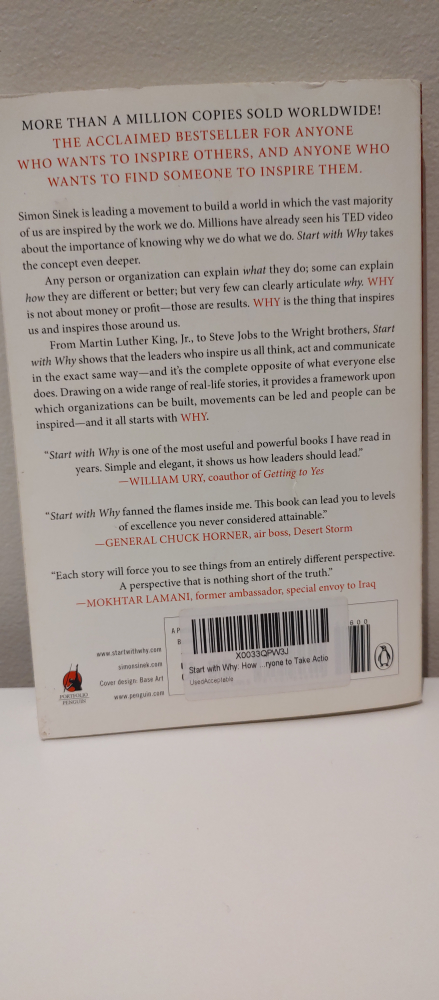 Book "Start with why" Simon Sinek - photo 2