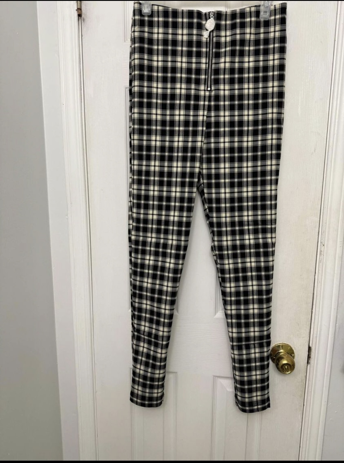 New Zara plaid leggings image indicator(3)