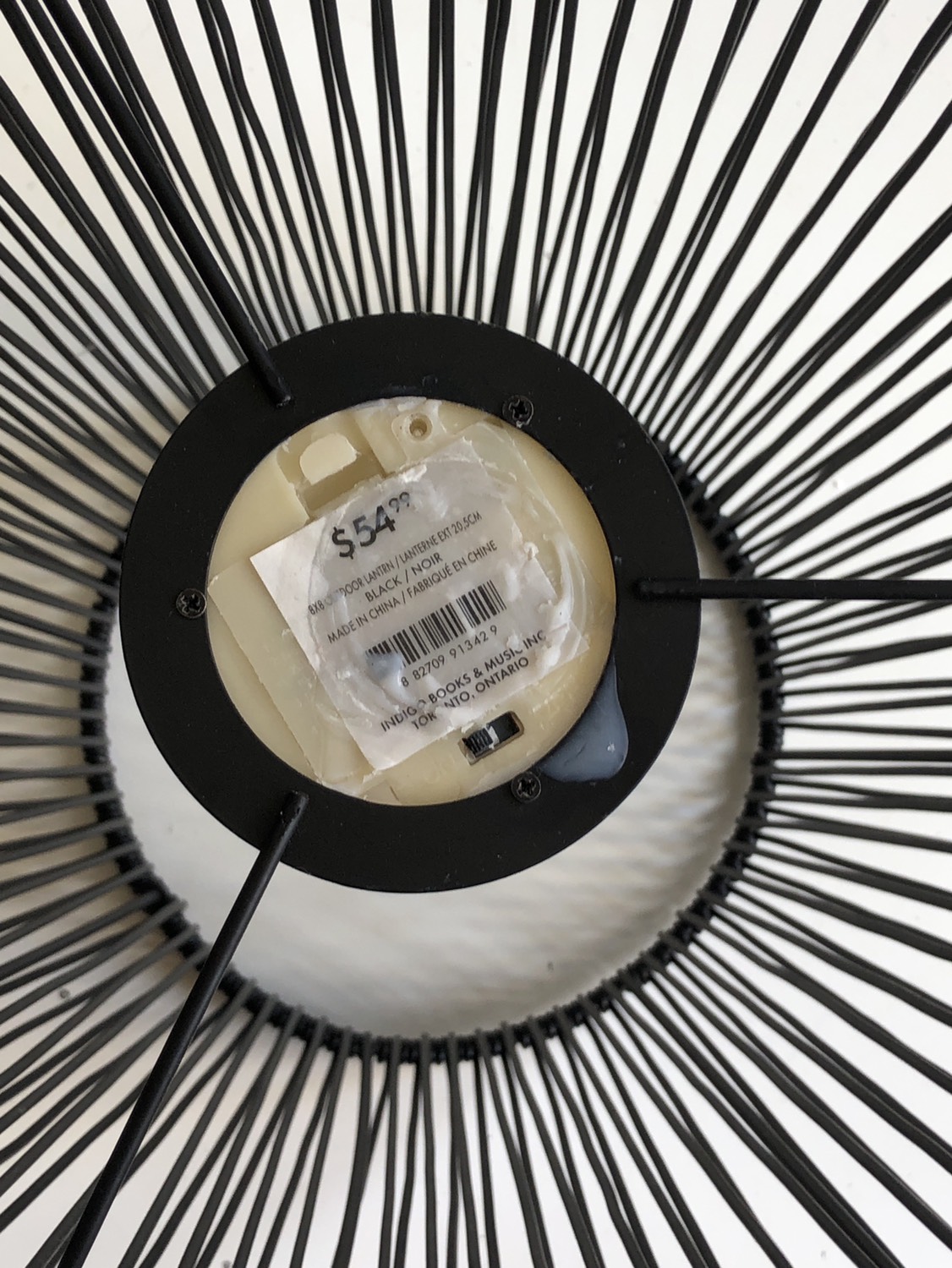 Faux candle lantern for patio (large) image indicator(2)