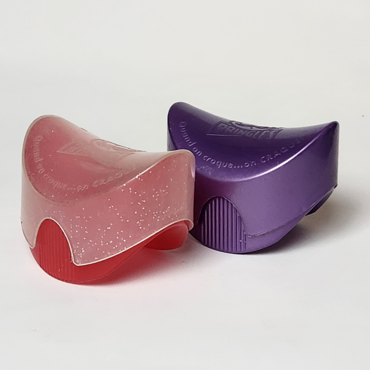 Set of 2 Vintage Pringles Chip Holders