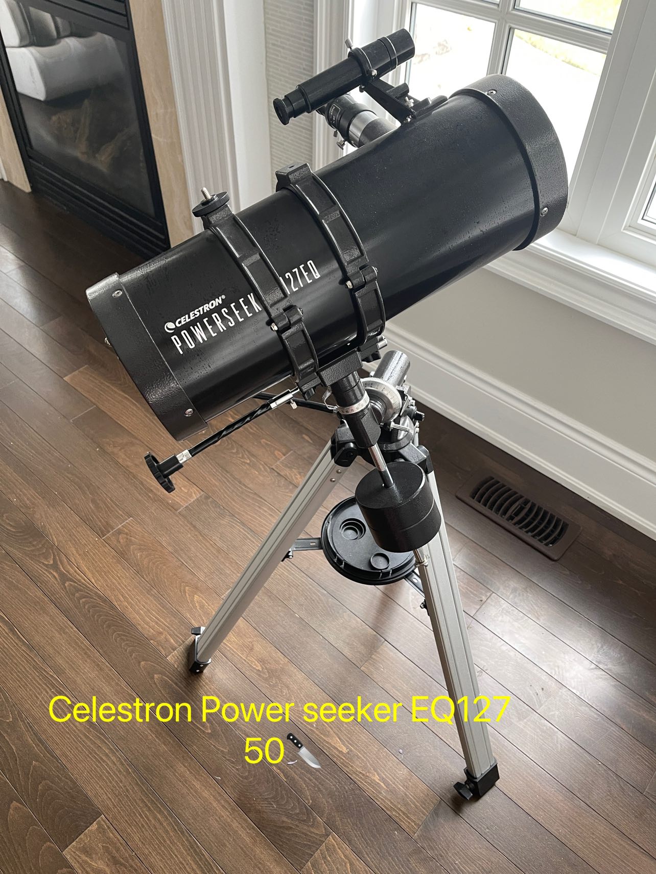 celestron power seeker EQ127
