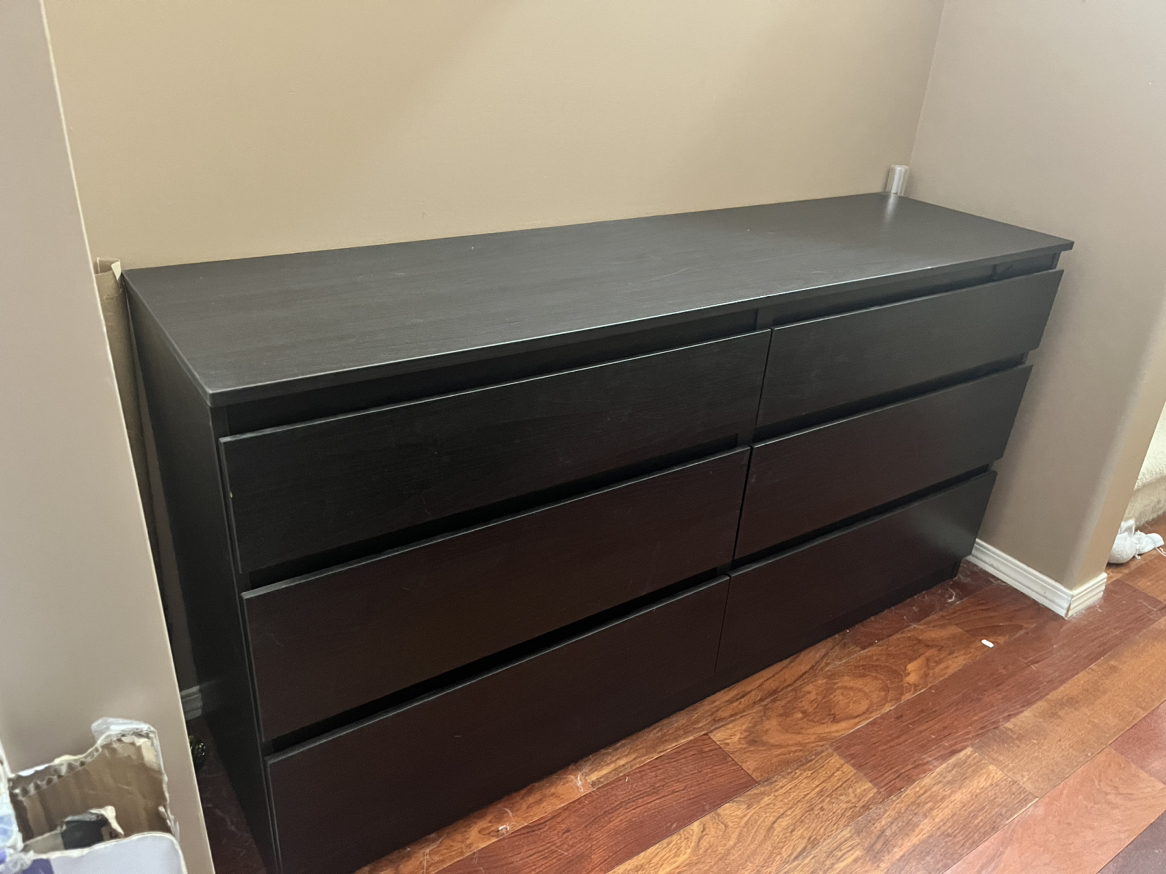 IKEA Malm Dresser 6 drawers