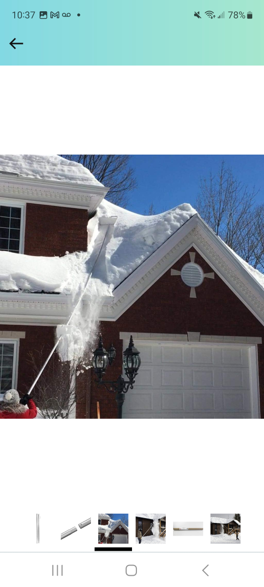 Snow peeler 10ft extention bars image indicator(3)