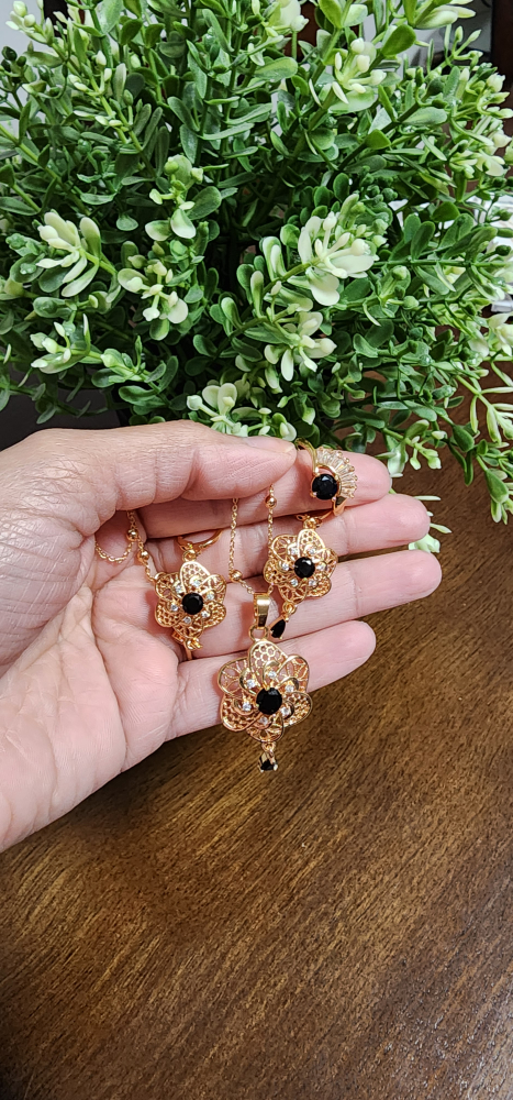 locket set with chain and ring thumbnail