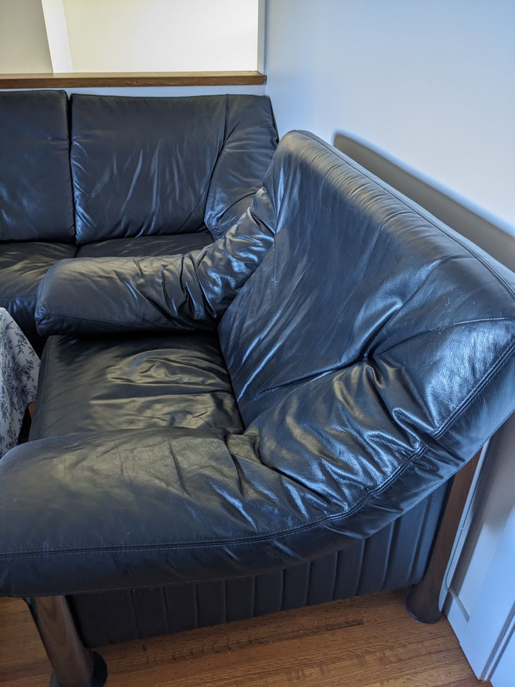 Leather sofas
