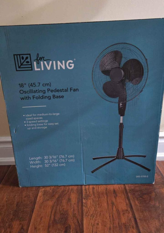 Oscillating Pedestal Fan thumbnail