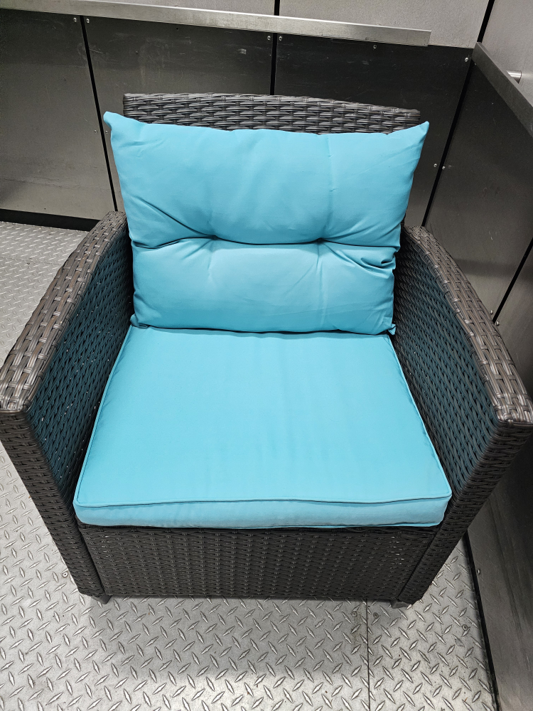 Single Rattan Patio Chair 🥕