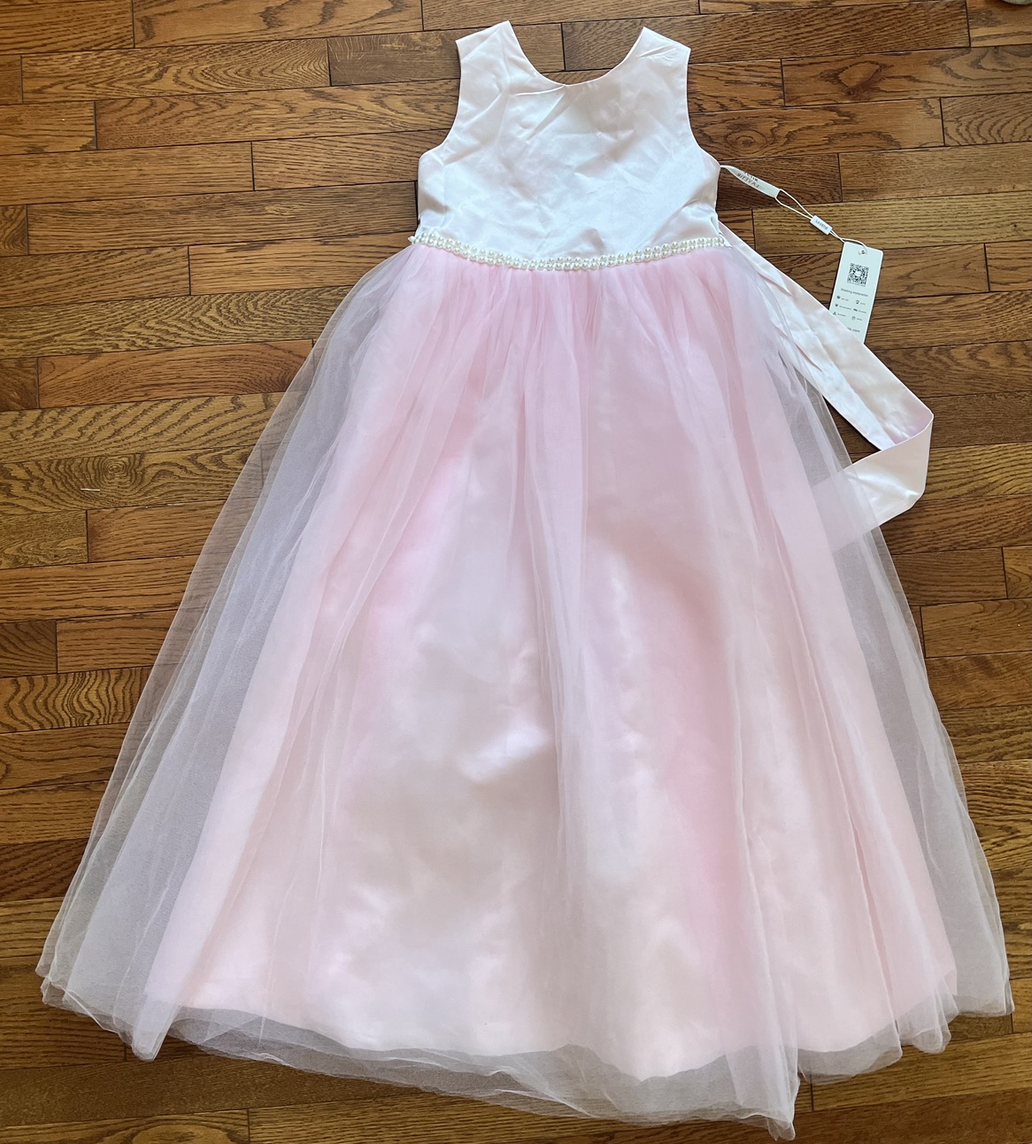 NEW Flower Girl Pink Princess Dress (Youth 10)
