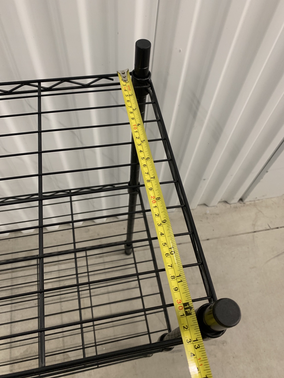 1 Adjustable Black wire shelving unit - photo 5