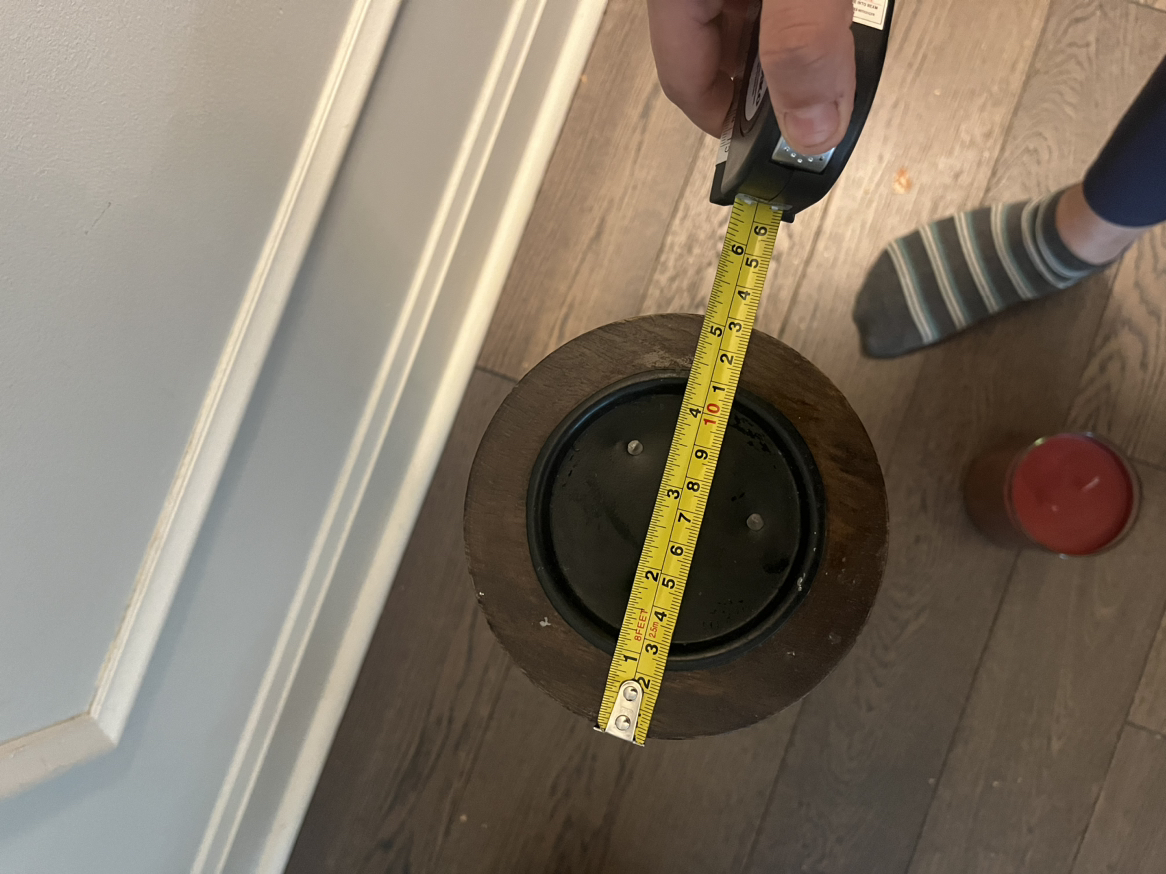 Eclectic wooden stand for plants, candles and more image indicator(8)