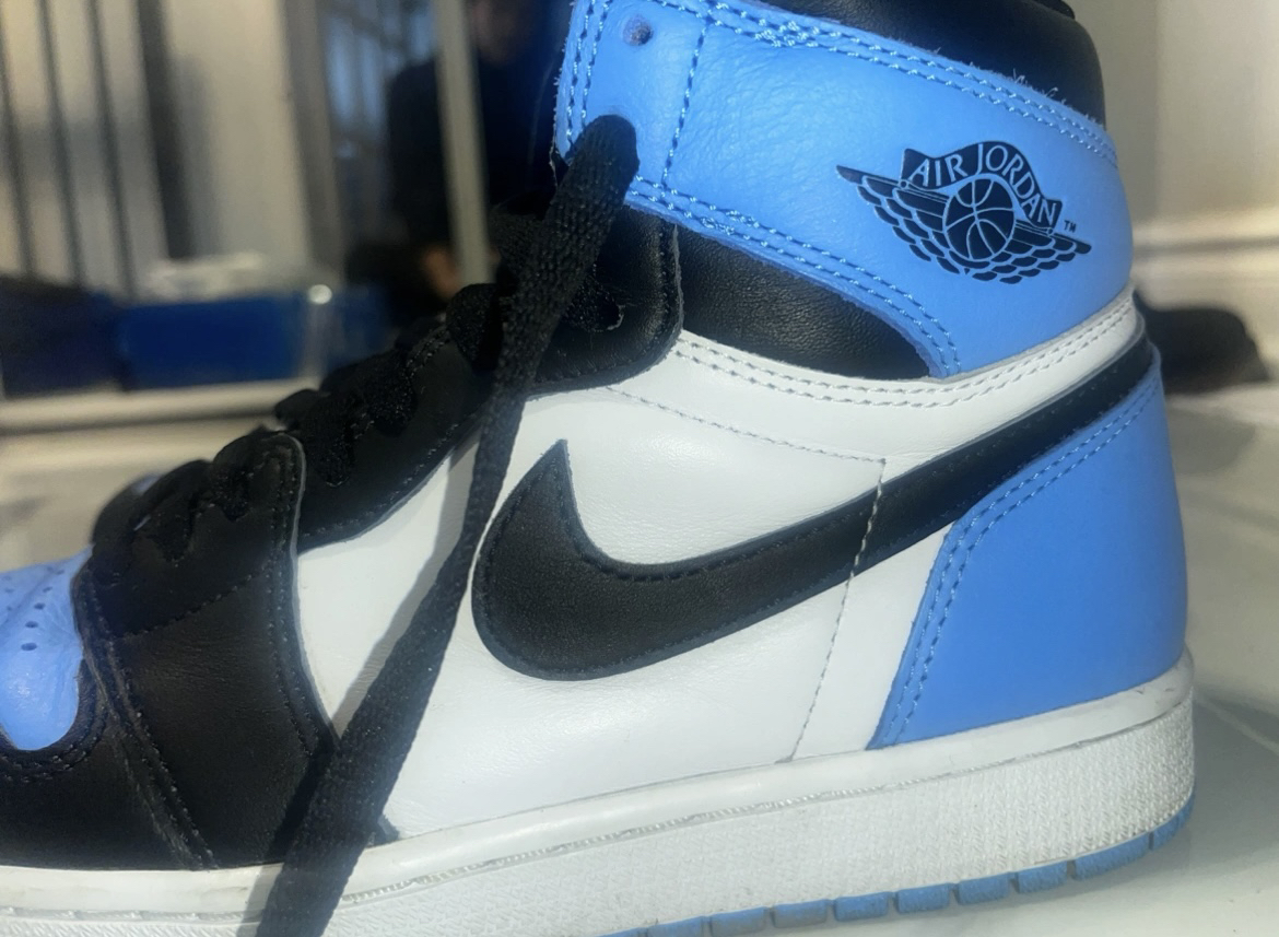 (8.5M/10W) Jordan 1 UNC Toe - photo 3