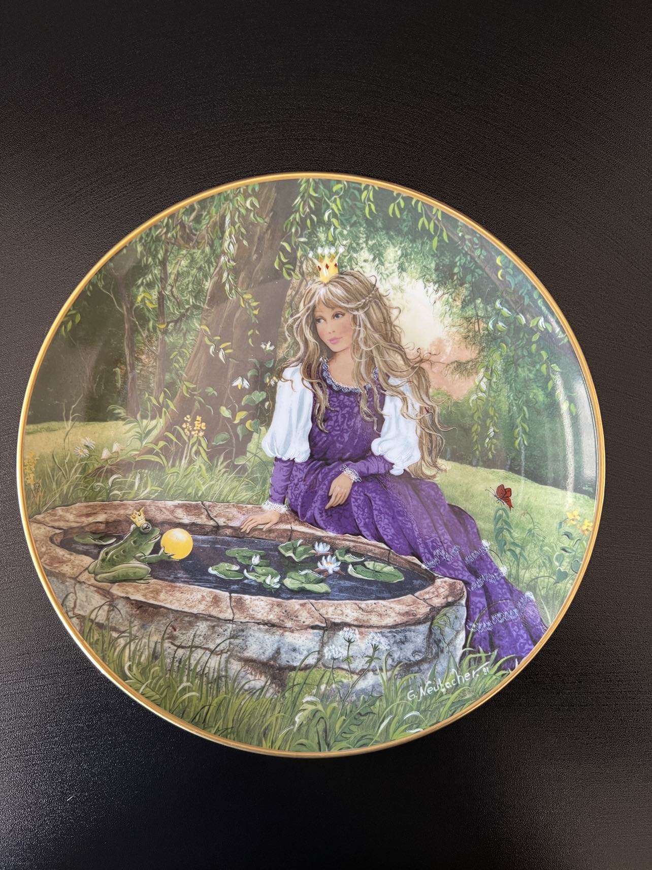 The Frog Prince Decorative Plate image indicator(6)