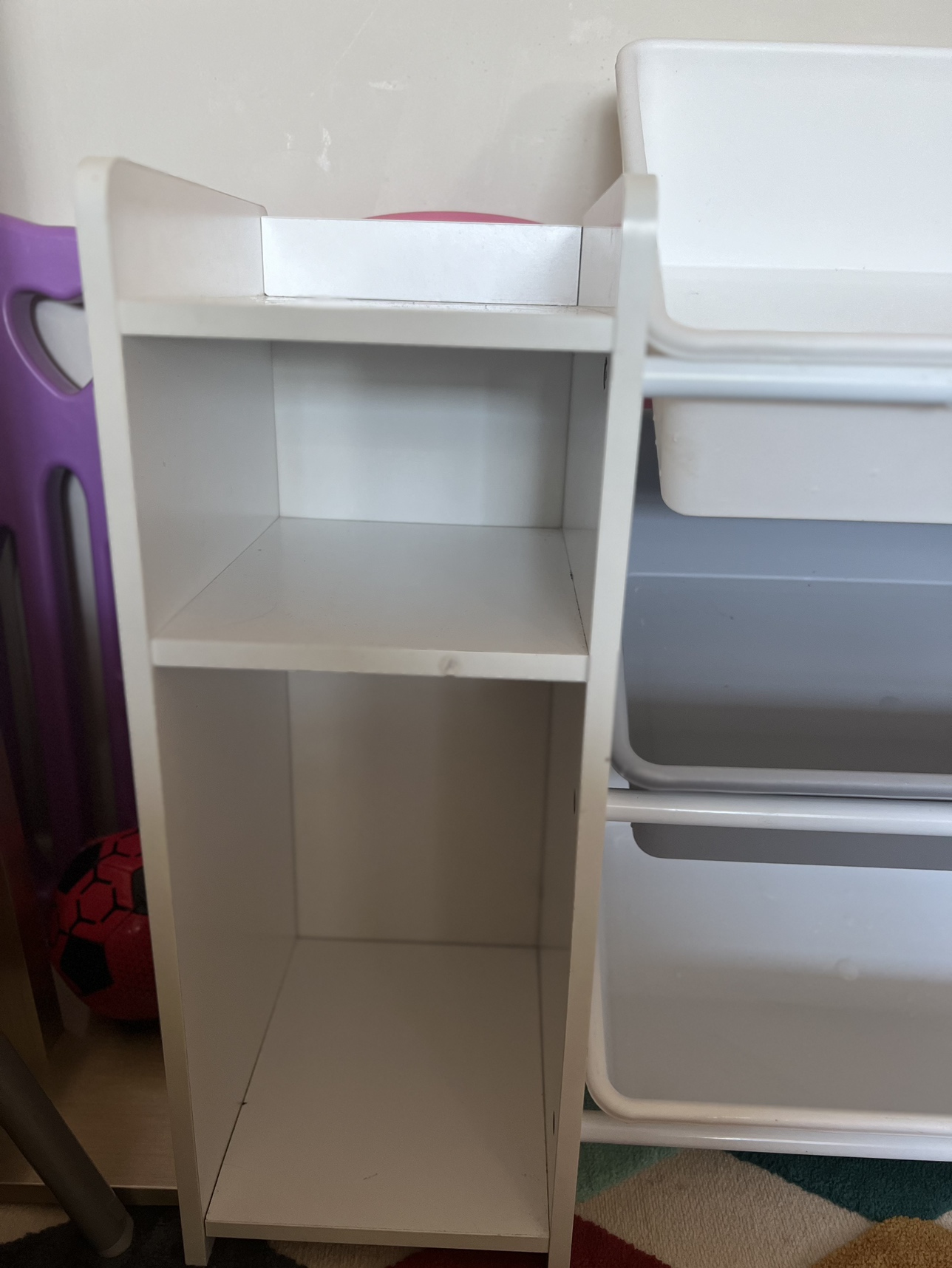 Toy storage organizer with bookshelf - photo 5