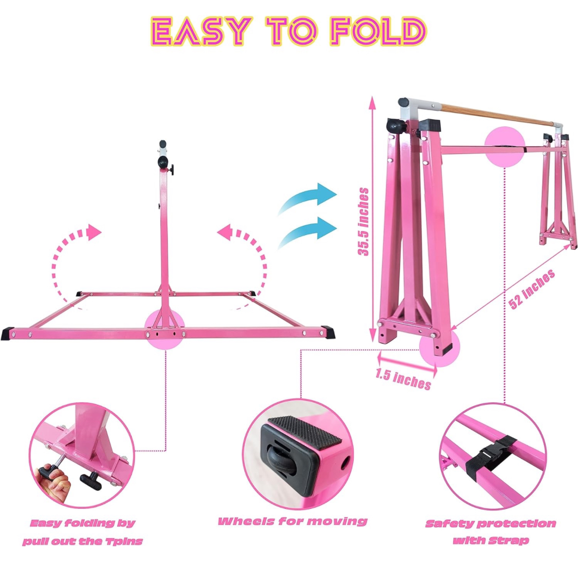 Foldable Gymnastics Bat - photo 2
