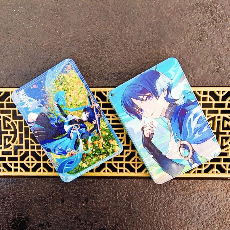 Genshin impact Acrylic Quicksand Mahjong Ornaments Gift image indicator(2)