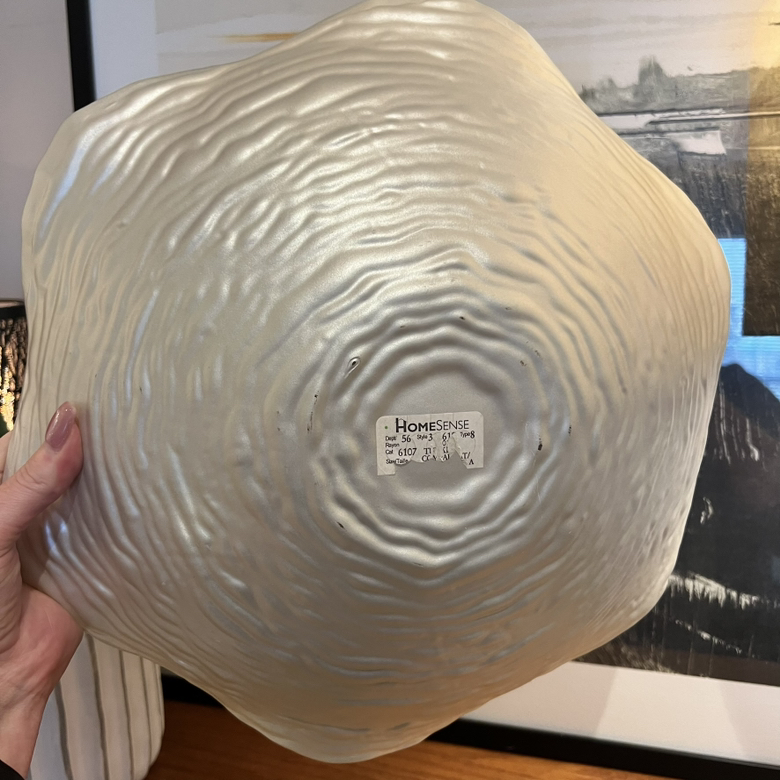 Glass Wavy Display Bowl - photo 5