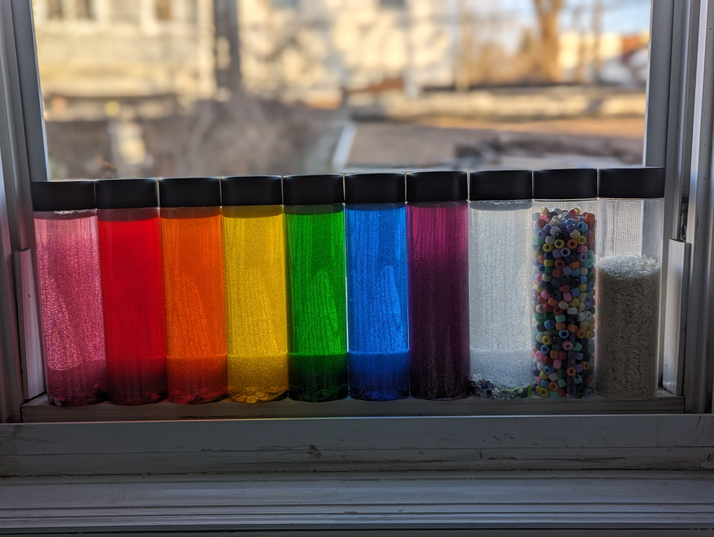 Home made sensory bottles thumbnail