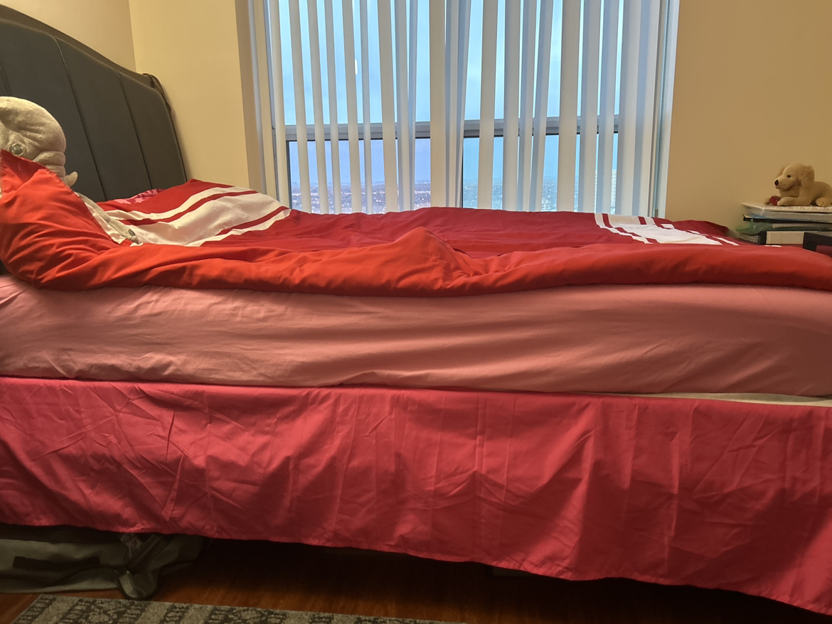 Queen size solid wood bed frame and bed box - photo 4