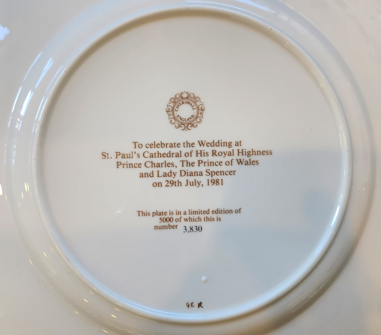 Prince Charles and Lady Diana Plate image indicator(3)