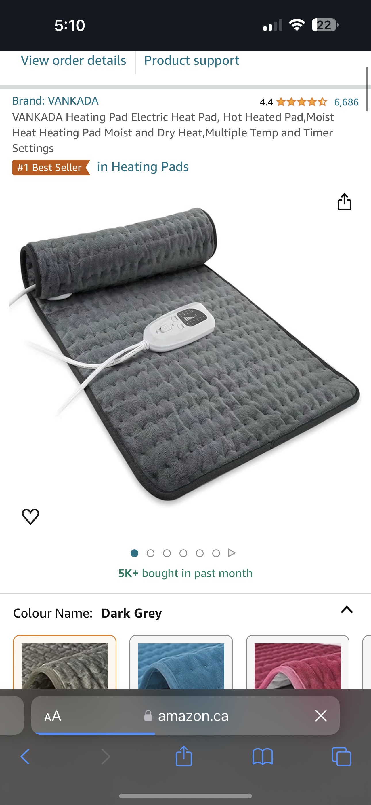 Electric Heating Pad $20 thumbnail