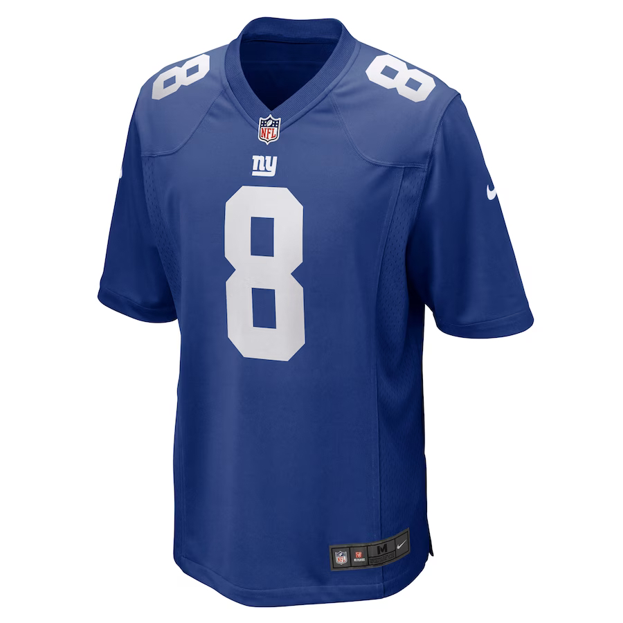 Men's Nike Daniel Jones Royal New York Giants Game Jersey - photo 3