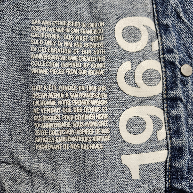 GAP 1969 Denim Jacket.  ADULT #XS (Childrens #L) image indicator(6)