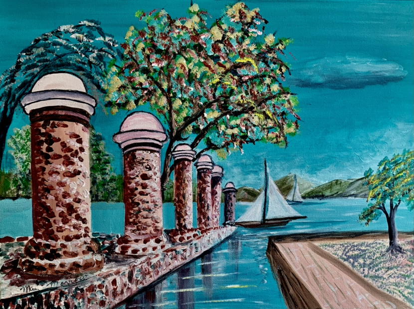 Original Painting  Safe Harbour