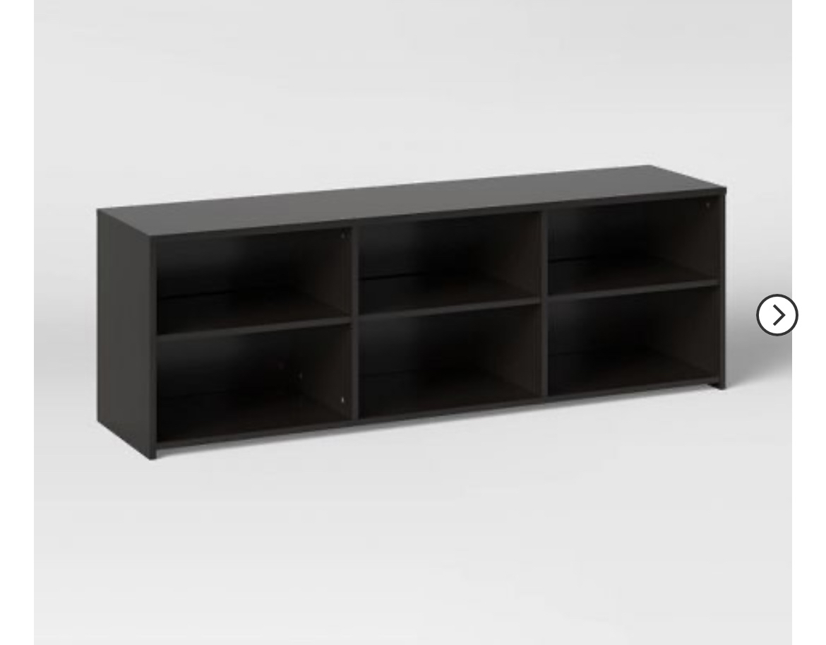 Storage TV Stand for TVs up to 70" - Black - photo 2